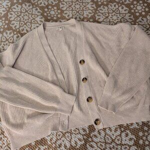 BP cream cardigan